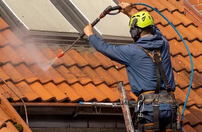 Démoussage et hydrofuge de toiture à Aigne